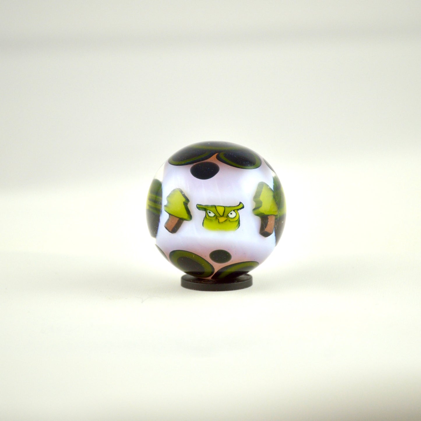 Marble (tree, owl, tent)