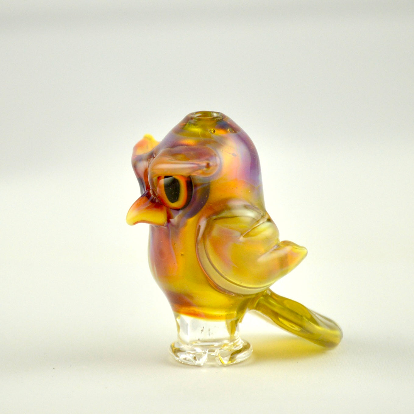 Owl Pivot Top (metallic rainbow)