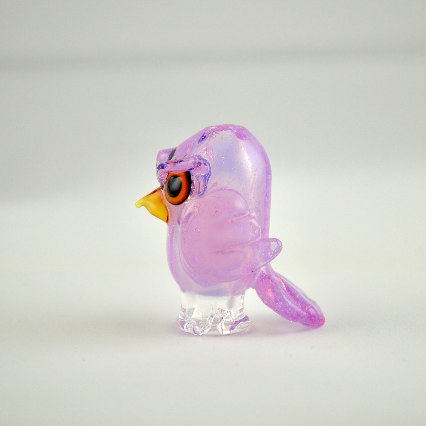 Owl Pivot Top (pink slyme)