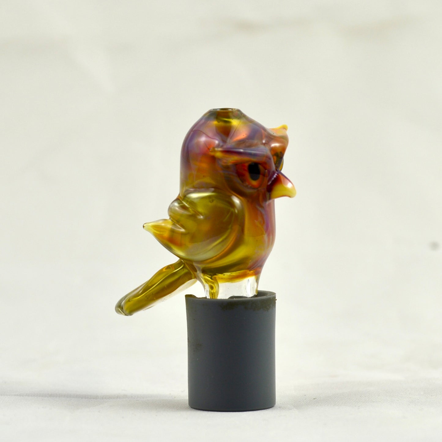 Owl Pivot Top (metallic rainbow)