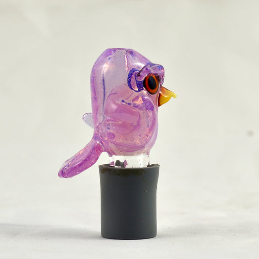 Owl Pivot Top (pink slyme)