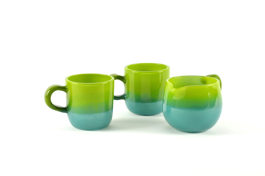 Green/Blue Espresso set