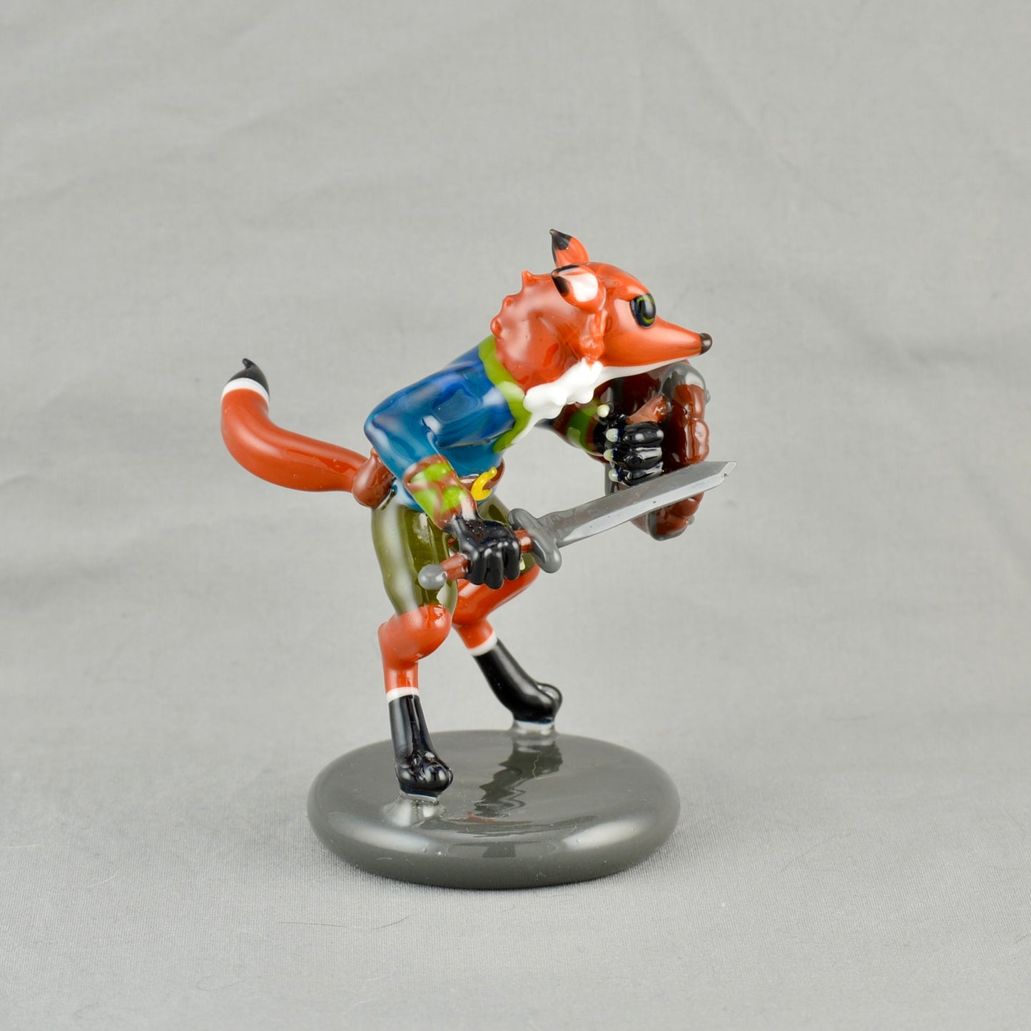 Fox ( short sword and wooden shield)